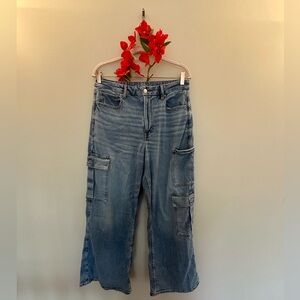 🌹Super comfortable and stretchy baggy AE jeans🌹